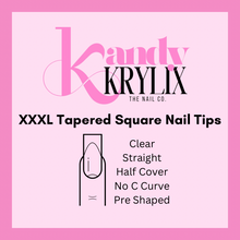 Load image into Gallery viewer, XXXL Tapered Square Nail Tips
