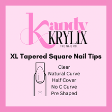 Load image into Gallery viewer, XL Tapered Square Nail Tips
